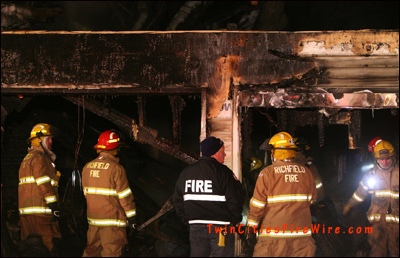 Richfield firefighters, Richfield garage fire