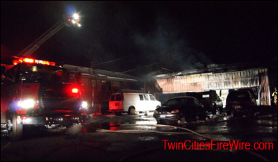 Brooklyn Park Firefighter, Minnesota, Mutual aid, Garage Fire, Twin Cities Fire Wire