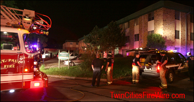 St. Paul, Apartment Fire, Minnesota, Firefighter, Woodbridge Apartments, Twin Cities Fire Wire