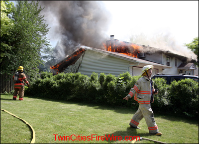 Cottage Grove Minnesota, Cottage Grove Firefighter, House Fire, Minnesota, Blaze, Twin Cities Fire Wire