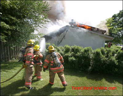 Cottage Grove Minnesota, Cottage Grove Firefighter, House Fire, Minnesota, Blaze, Twin Cities Fire Wire